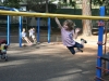 Sam the Anti-Preemie: Irene on the monkey bars Sam the Anti-Preemie: Irene on the monkey bars
