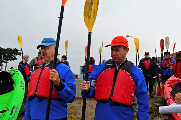 Yayo and Tio before the kayaking trip