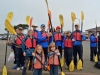 Some of the wedding guests/kayaking party