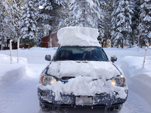 My car after the storm