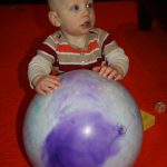 Sam the Anti-Preemie and his ball