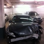 The car damage