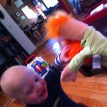 Sam the Anti-Preemie and Beaker