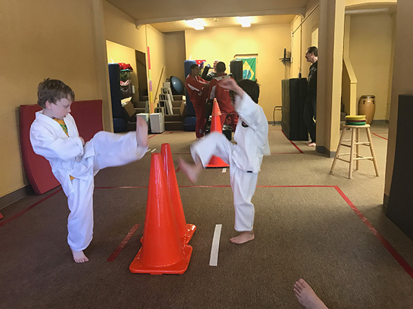 Sam the Anti-Preemie does Martial Arts